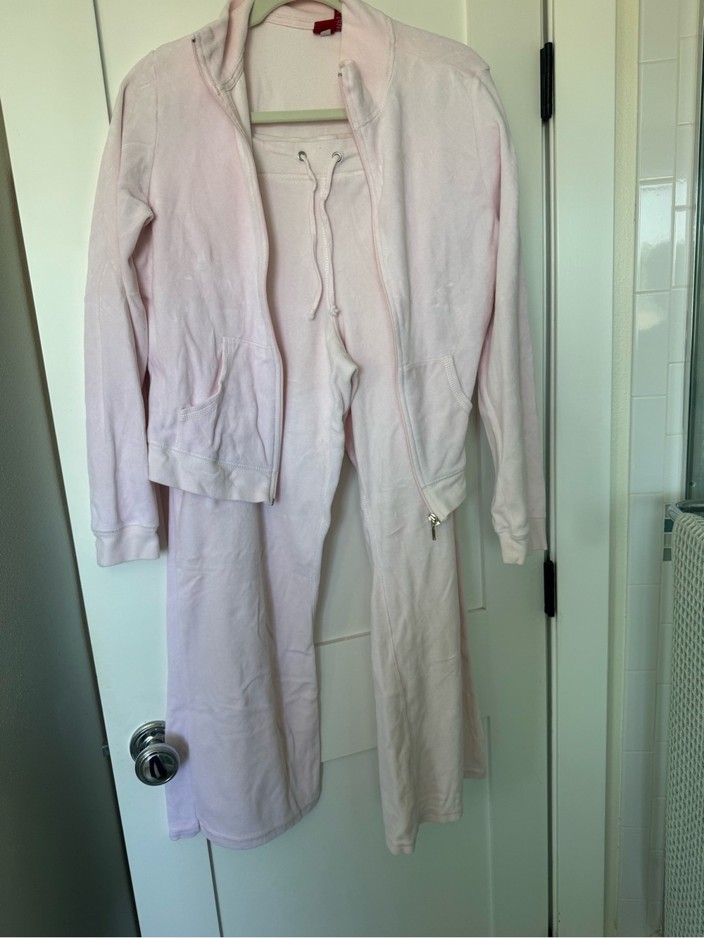 Mossimo Supply Co. Pale Pink Hoodie and Drawstring Pants Set